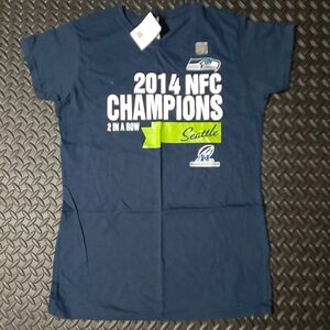 Seattle SEAHAWKS NFC champions women's t-shirt size L